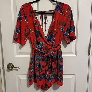 Women’s Floral Romper